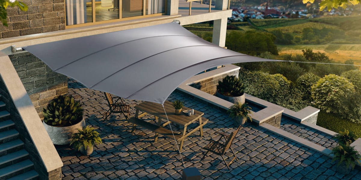Sonnensegel als Sonnenschutz für die Terrasse - 44 Ideen