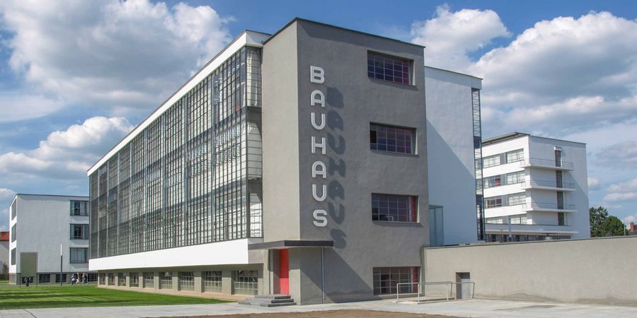Das Bauhausgebäude in Dessau