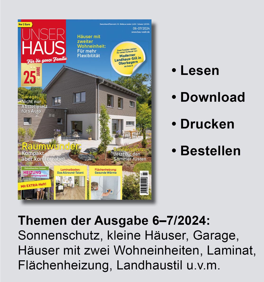 ePaper Magazin Unser Haus 6-7/2024